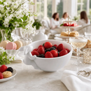 Porcelain Climbing Bunny Candy / Dip Bowl by Arthur Court Designs
