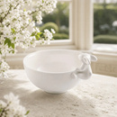 Porcelain Climbing Bunny Candy / Dip Bowl by Arthur Court Designs