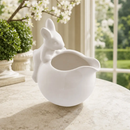 Porcelain Climbing Bunny Creamer by Arthur Court Designs