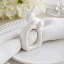 Porcelain Climbing Bunny Napkin Rings - Set of 4 by Arthur Court Designs
