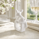 Porcelain Climbing Bunny Napkin Rings - Set of 4 by Arthur Court Designs