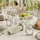 Porcelain Climbing Bunny Napkin Rings - Set of 4 by Arthur Court Designs