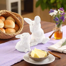 Porcelain Mother and Son Bunny Salt and Pepper