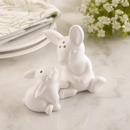 Porcelain Mother and Son Bunny Salt and Pepper by Arthur Court Designs