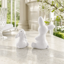 Porcelain Mother and Son Bunny Salt and Pepper by Arthur Court Designs