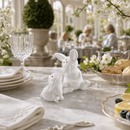 Porcelain Mother and Son Bunny Salt and Pepper by Arthur Court Designs