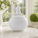 Porcelain Sitting Bunny Sugar Bowl by Arthur Court Designs