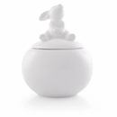 Porcelain Sitting Bunny Sugar Bowl by Arthur Court Designs