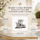 Rabbit candle holders