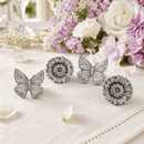 Butterfly and Flower Napkin Rings