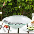 Butterfly Glass Salad Bowl