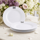 Butterfly Melamine Lunch Plates - Set of 4
