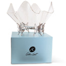 Butterfly Stand Acrylic Bowl 14