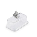 Glass Butter Dish - Butterfly