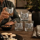Elephant Bar Glasses Set of 4 by Arthur Court Designs