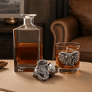 Elephant Decanter Set with Glasses by Arthur Court Designs