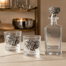 Elephant Decanter Set with Glasses by Arthur Court Designs
