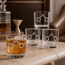 Equestrian Bit Bar Glasses Set of 4 by Arthur Court Designs