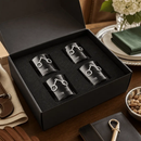 Equestrian Bit Bar Glasses Set of 4 by Arthur Court Designs