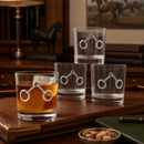 Equestrian Bit Bar Glasses Set of 4 by Arthur Court Designs