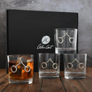 Equestrian Bit Bar Glasses Set of 4 by Arthur Court Designs