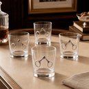 Equestrian Bit Bar Glasses Set of 4 by Arthur Court Designs