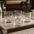 Equestrian Bit Bar Glasses Set of 4 by Arthur Court Designs