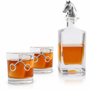 Equestrian Decanter Set with Glasses by Arthur Court Designs