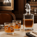 Equestrian Decanter Set with Glasses by Arthur Court Designs