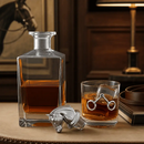 Equestrian Decanter Set with Glasses by Arthur Court Designs