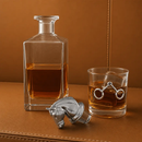 Equestrian Decanter Set with Glasses by Arthur Court Designs