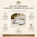 Pig Butter Dish