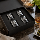Fleur-de-Lis Bar Glasses Set of 4 by Arthur Court Designs