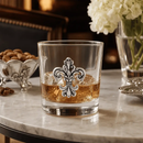 Fleur-de-Lis Bar Glasses Set of 4 by Arthur Court Designs