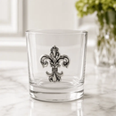 Fleur-de-Lis Bar Glasses Set of 4 by Arthur Court Designs