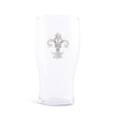 Fleur de Lis Beer Pint Glasses - Set of 4