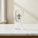 Fleur de Lis Beer Pint Glasses - Set of 4 by Arthur Court Designs
