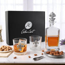 Fleur-de-lis Decanter Set with Glasses