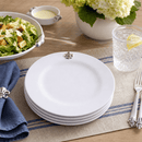 Fleur de lis Melamine Lunch Plates - Set of 4