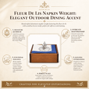 Fleur De Lis Napkin Weight