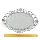 Fleur-De-Lis Oval Serving Tray
