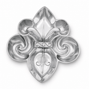 Fleur De Lis Serving Bowl 4 Compartment