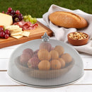 Fleur de Lis Stainless Mesh Picnic Cover