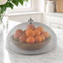 Fleur de Lis Stainless Mesh Picnic Cover