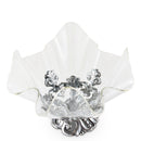 Fleur-De-Lis Stand Acrylic Bowl 11