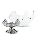 Fleur-De-Lis Stand Acrylic Bowl 11