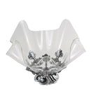 Fleur-De-Lis Stand Acrylic Bowl 14
