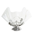 Fleur-De-Lis Stand Acrylic Bowl 14