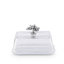 Glass Butter Dish - Grape