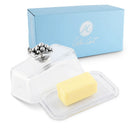 Glass Butter Dish - Grape by Arthur Court Designs